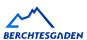 Ein Logo mit einem stilisierten blauen Berg und dem Schriftzug "BERCHTESGADEN" darunter.