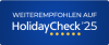 Weiterempfohlen auf HolidayCheck im Jahr 2025