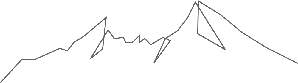 Liniengraph, der eine schwankende Kurve mit mehreren Auf- und Abstiegen zeigt, ohne Beschriftungen oder Legende.