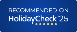 Recommended on HolidayCheck year 2025